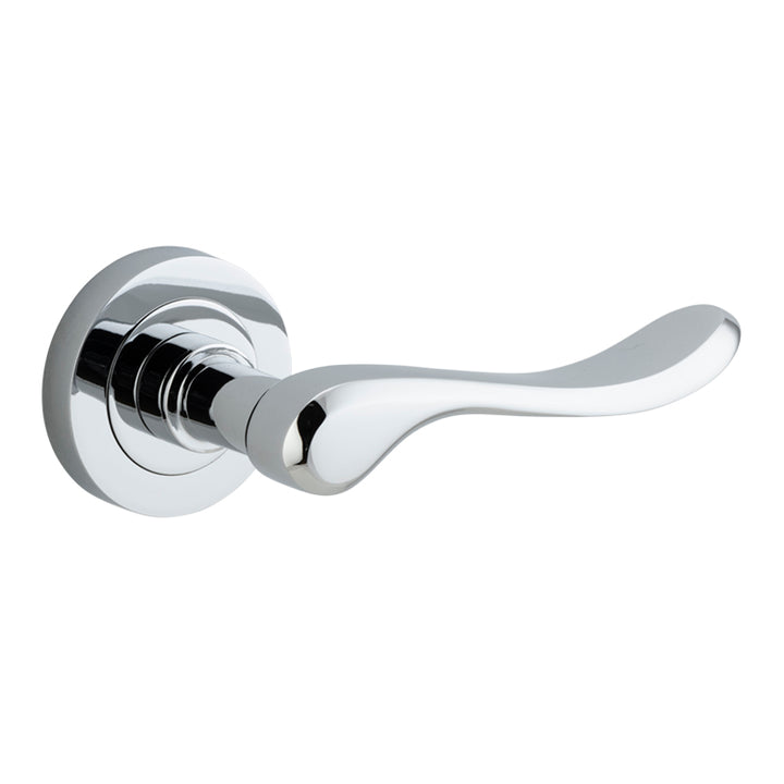 Stirling Lever - Round Rose Polished Chrome