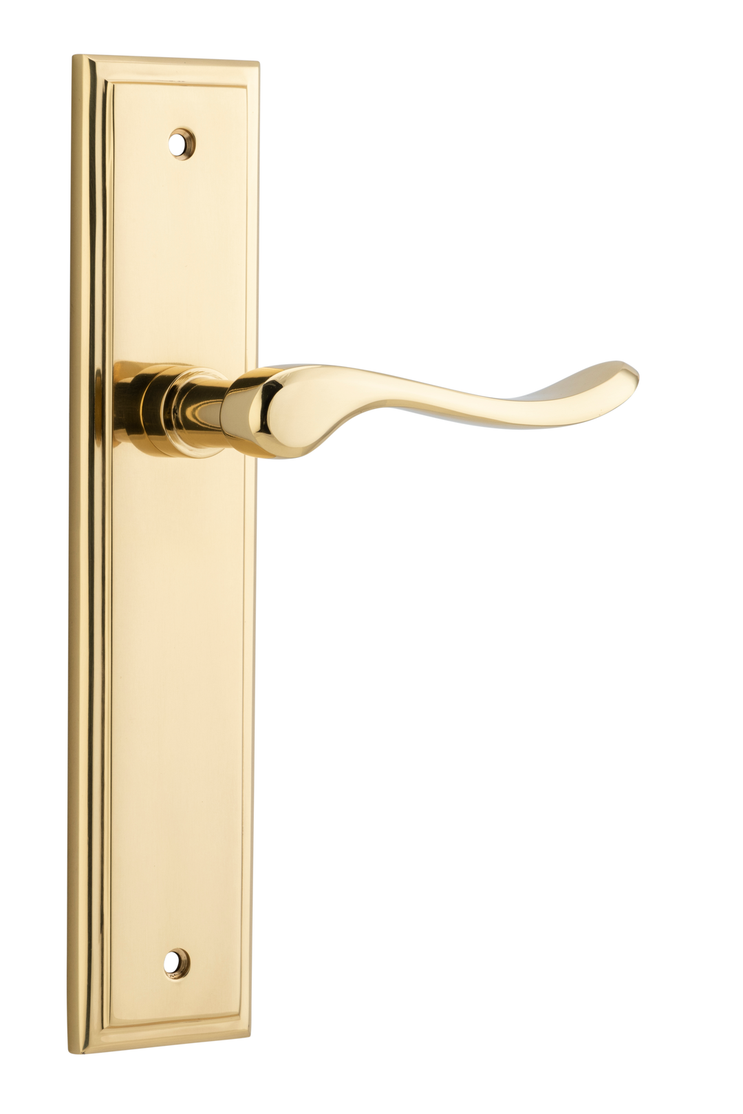 Stirling Lever - Stepped Backplate Polished Brass