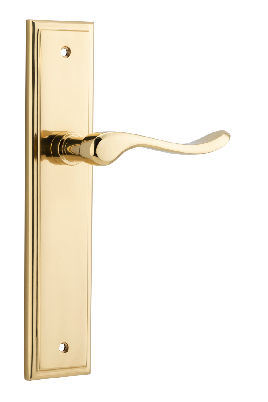 Stirling Lever - Stepped Backplate Polished Brass