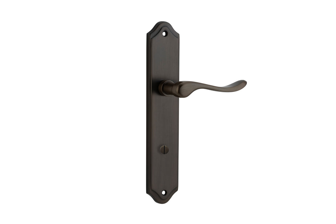 Stirling Lever - Shouldered Backplate Signature Brass