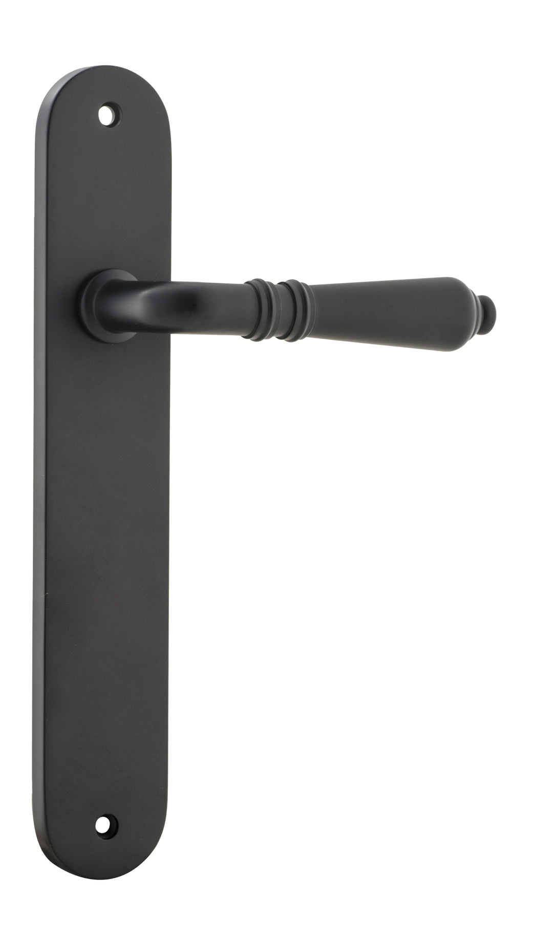 Sarlat Lever - Oval Backplate Matt Black