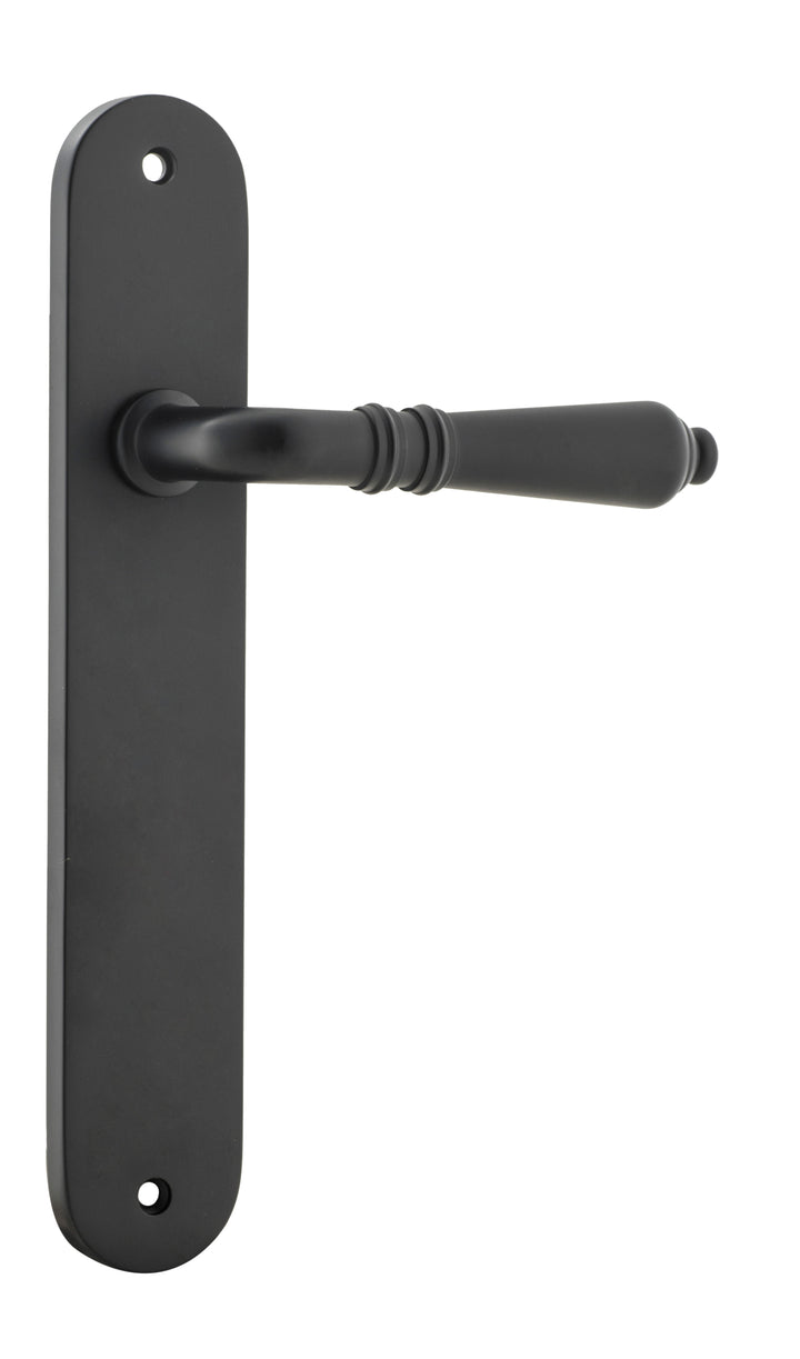 Sarlat Lever - Oval Backplate Matt Black