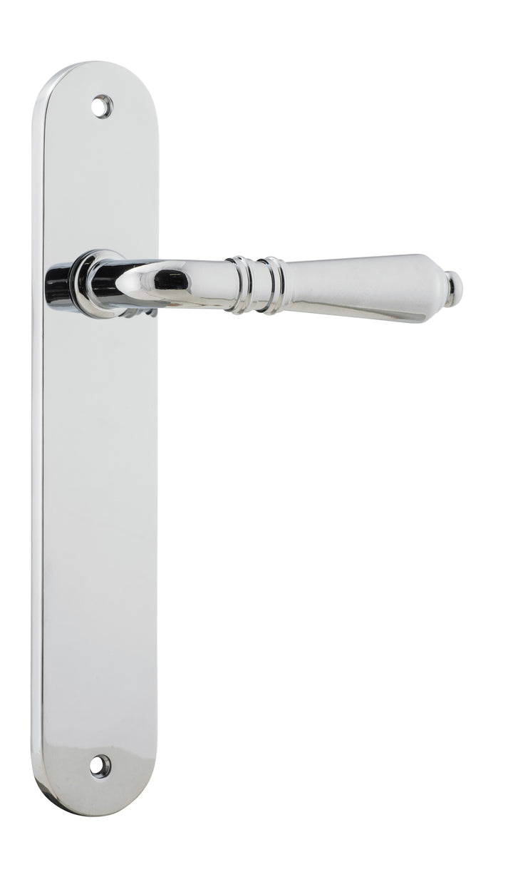 Sarlat Lever - Oval Backplate Polished Chrome
