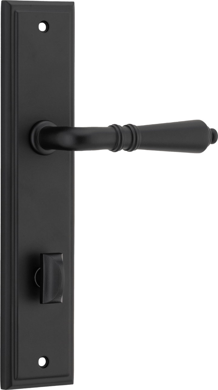 Sarlat Lever - Stepped Backplate Matt Black