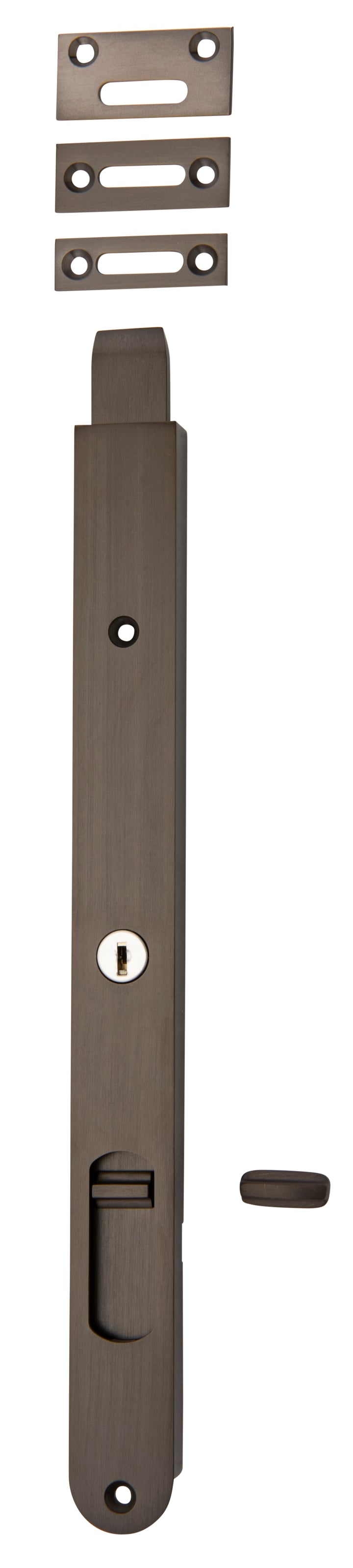 Locking Flush Bolt - 300mm Signature Brass