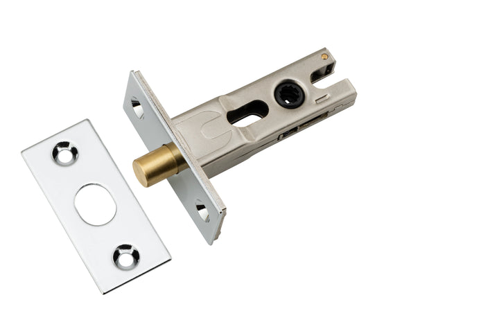 Privacy Bolt - Round - 45mm Backset Polished Chrome