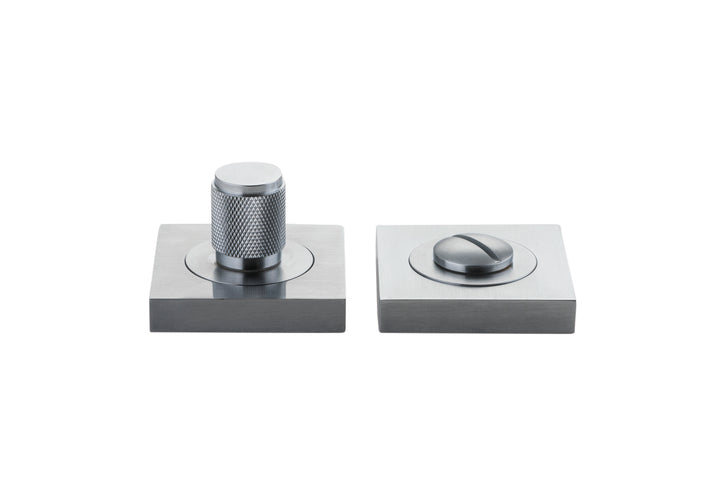 Brunswick Privacy Turn - Square Brushed Chrome