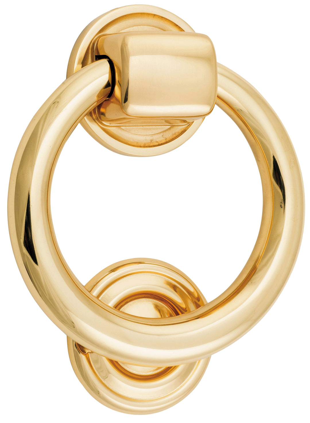 Ring Door Knocker Polished Brass