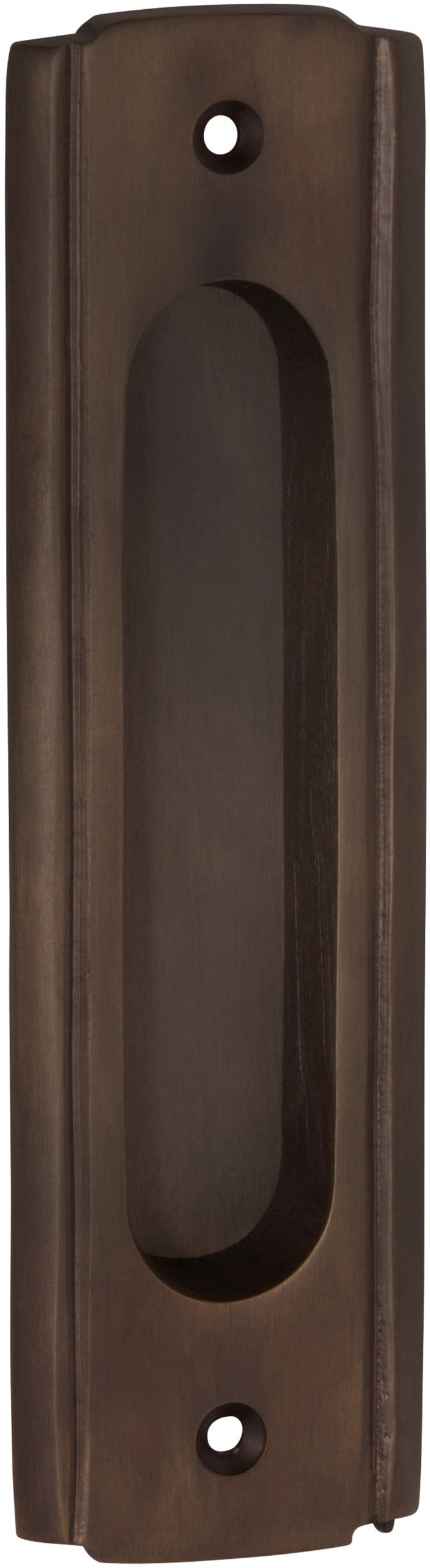 Sliding Door Pull Traditional Antique Brass H150xW43mm