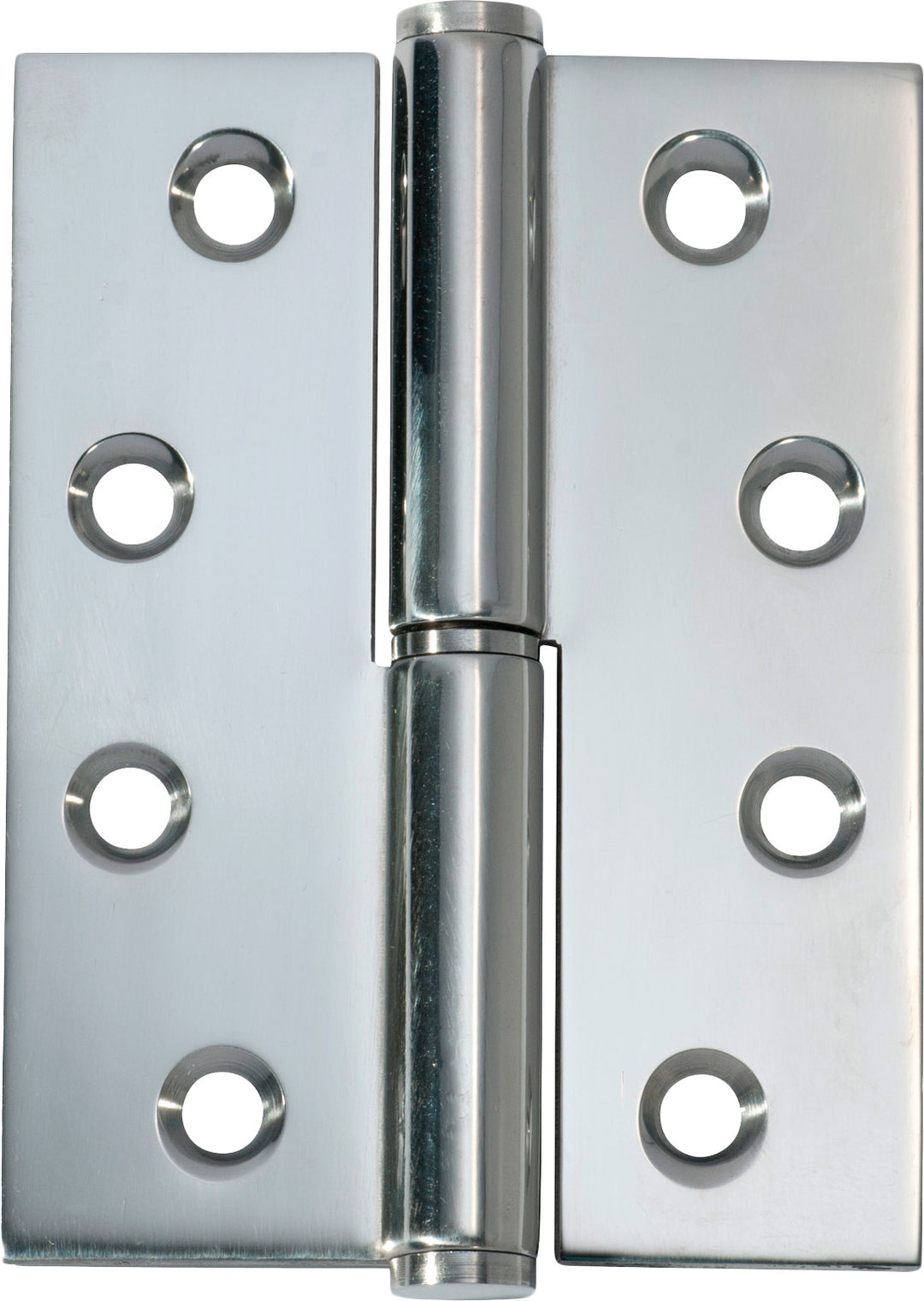 Lift Off Hinge - RH H100xW75mm Chrome Plated