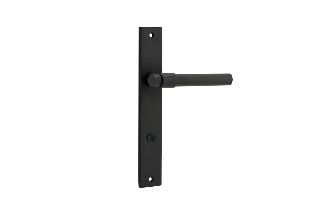 Helsinki Lever - Rectangular Backplate Matt Black