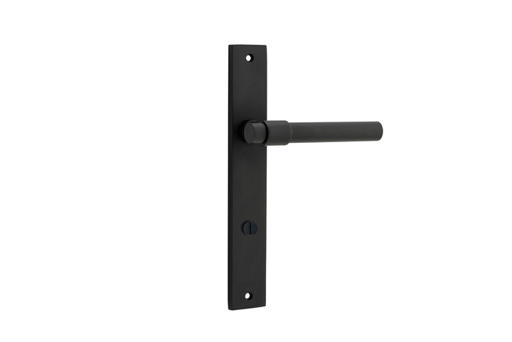 Helsinki Lever - Rectangular Backplate Matt Black
