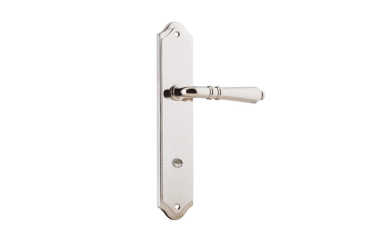 Sarlat Lever - Shouldered Backplate Polished Nickel