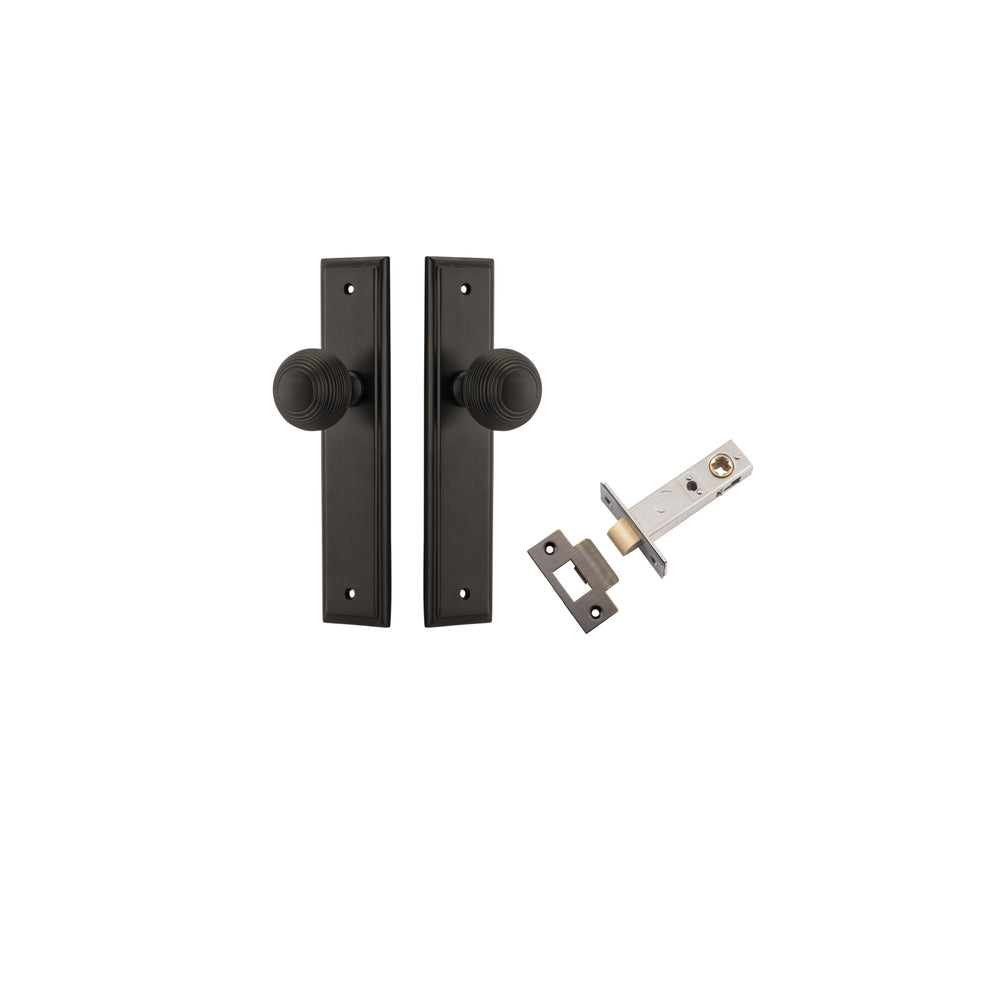 Guildford Knob - Stepped Backplate Passage Kit Signature Brass