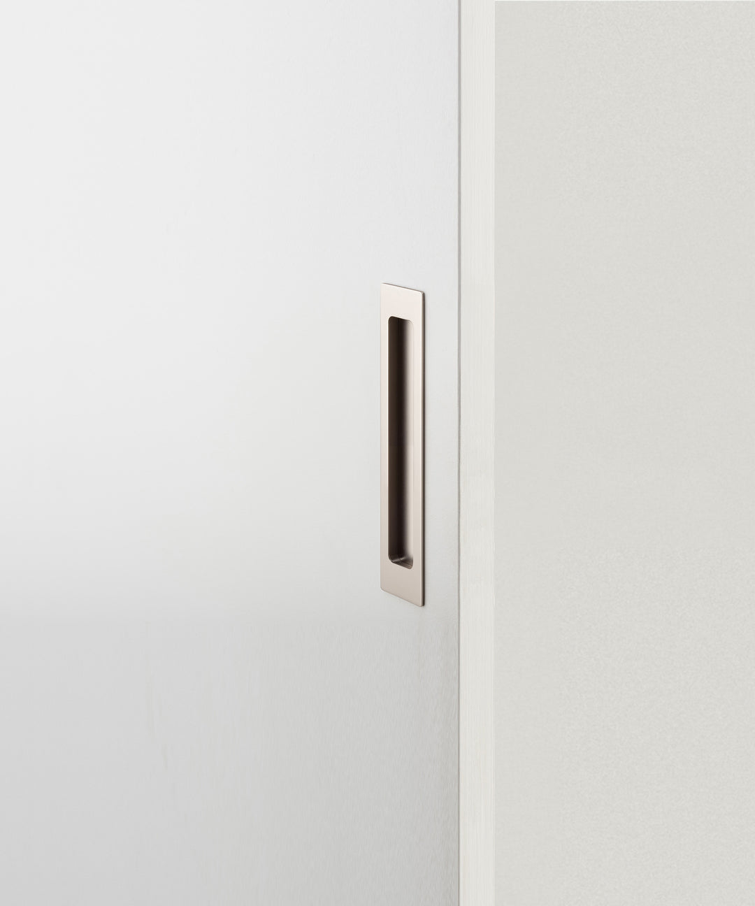 Rectangular Flush Pull Satin Nickel