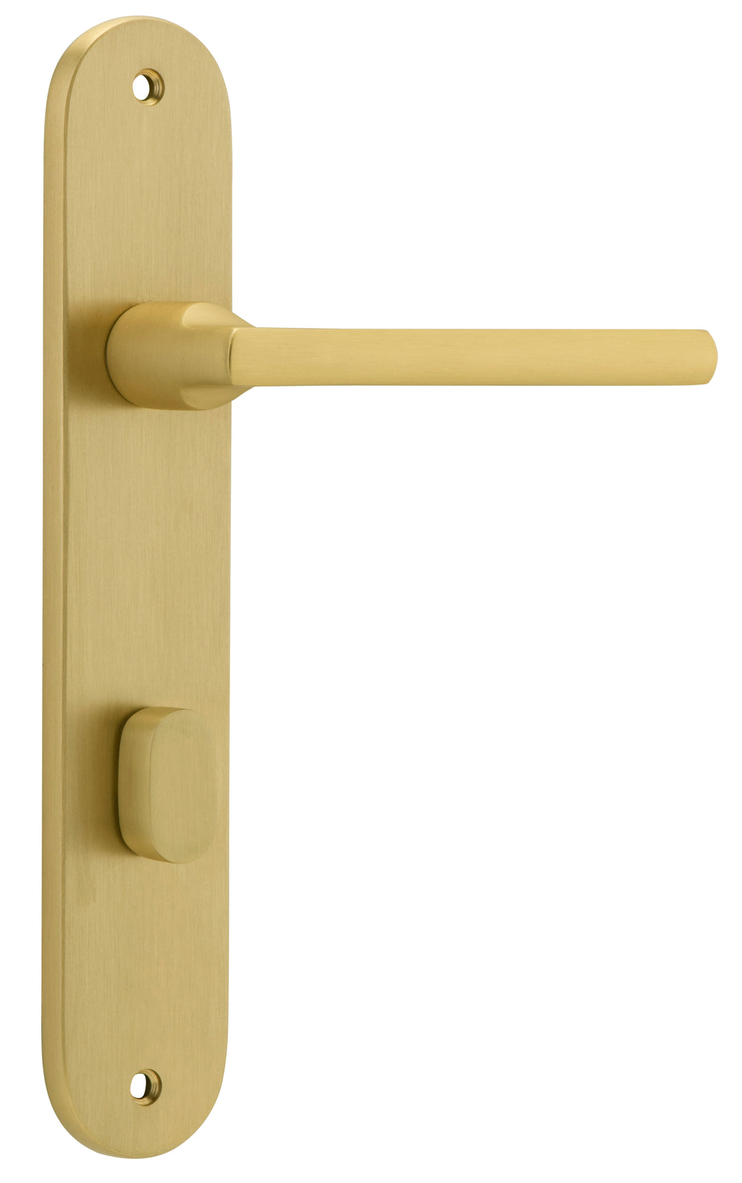 Baltimore Lever - Oval Backplate Brushed Gold PVD