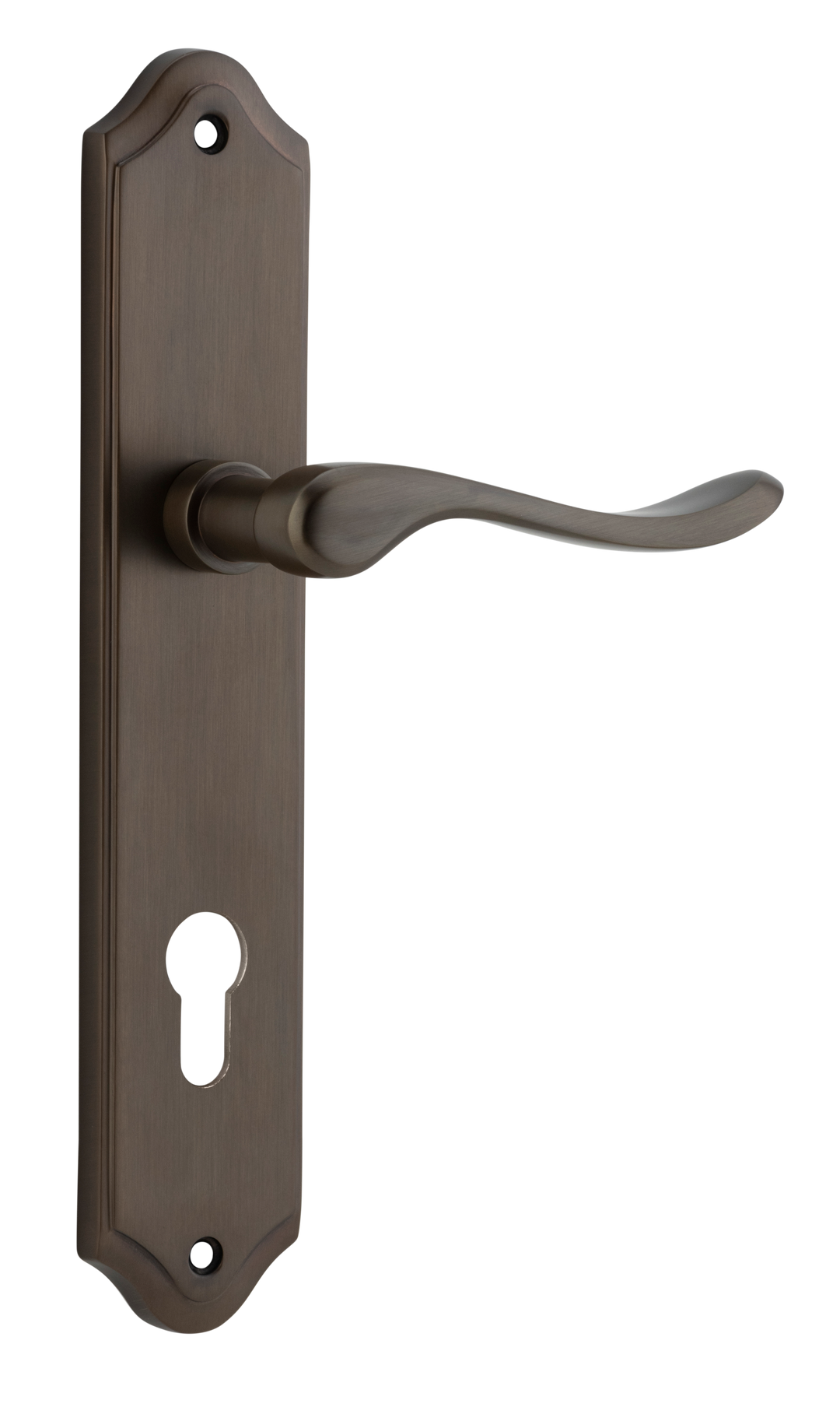 Stirling Lever - Shouldered Backplate Signature Brass