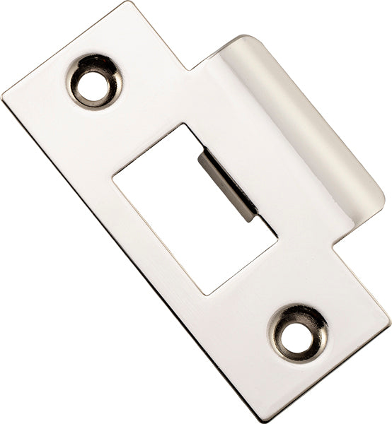 Metal Door Tube Latch Striker Polished Nickel