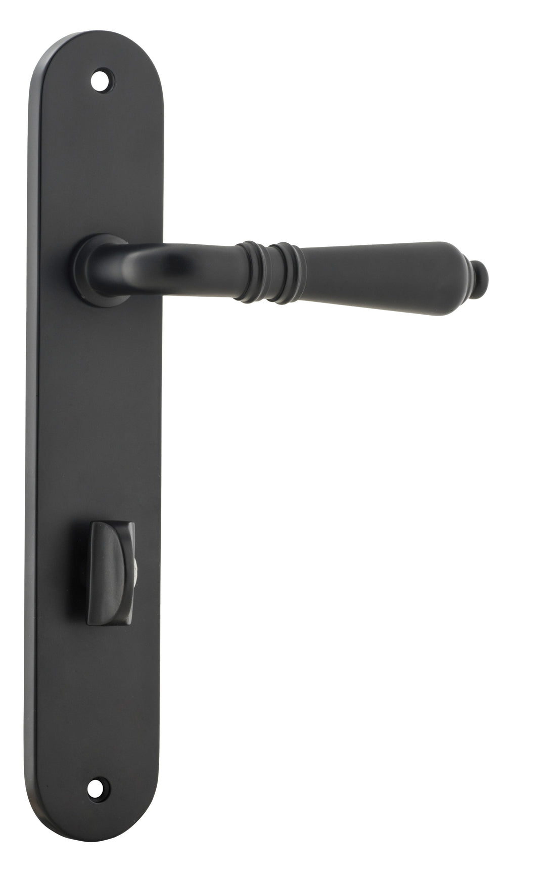 Sarlat Lever - Oval Backplate Matt Black