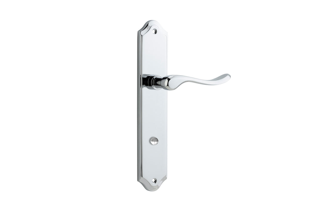 Stirling Lever - Shouldered Backplate Polished Chrome