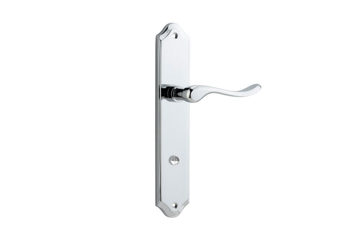 Stirling Lever - Shouldered Backplate Polished Chrome