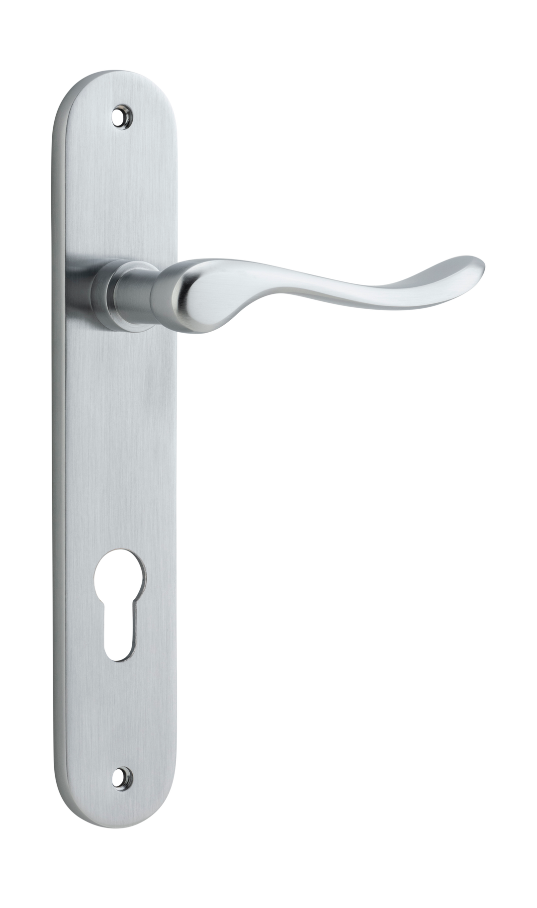 Stirling Lever - Oval Backplate Brushed Chrome