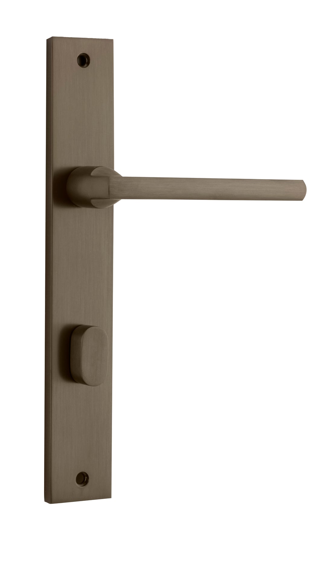 Baltimore Lever - Rectangular Backplate Signature Brass