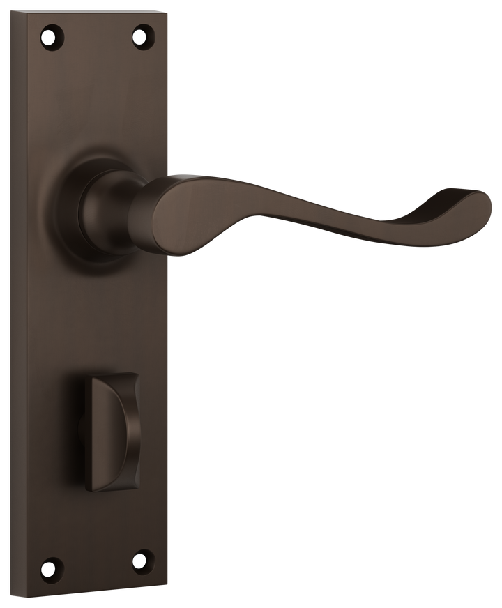 Door Lever Victorian Privacy Pair Antique Brass H152xW42xP59mm