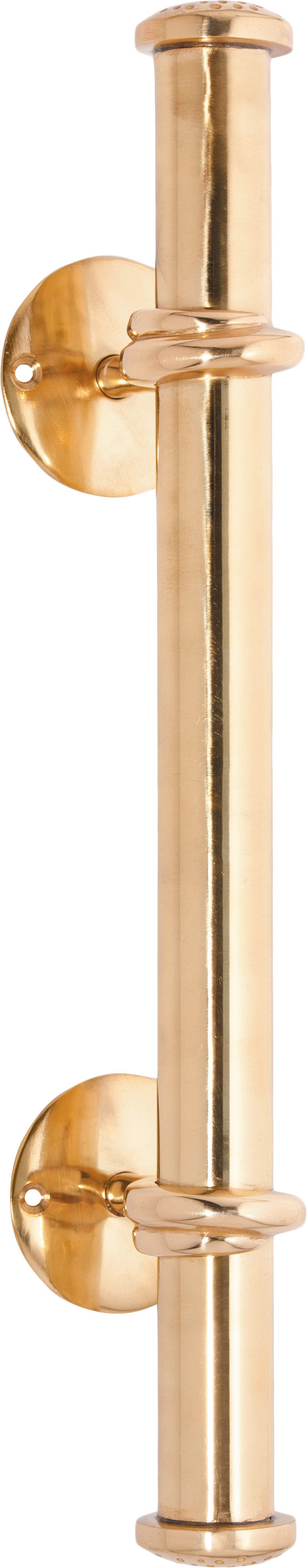 Pull Handle Bar Polished Brass H420xP100mm