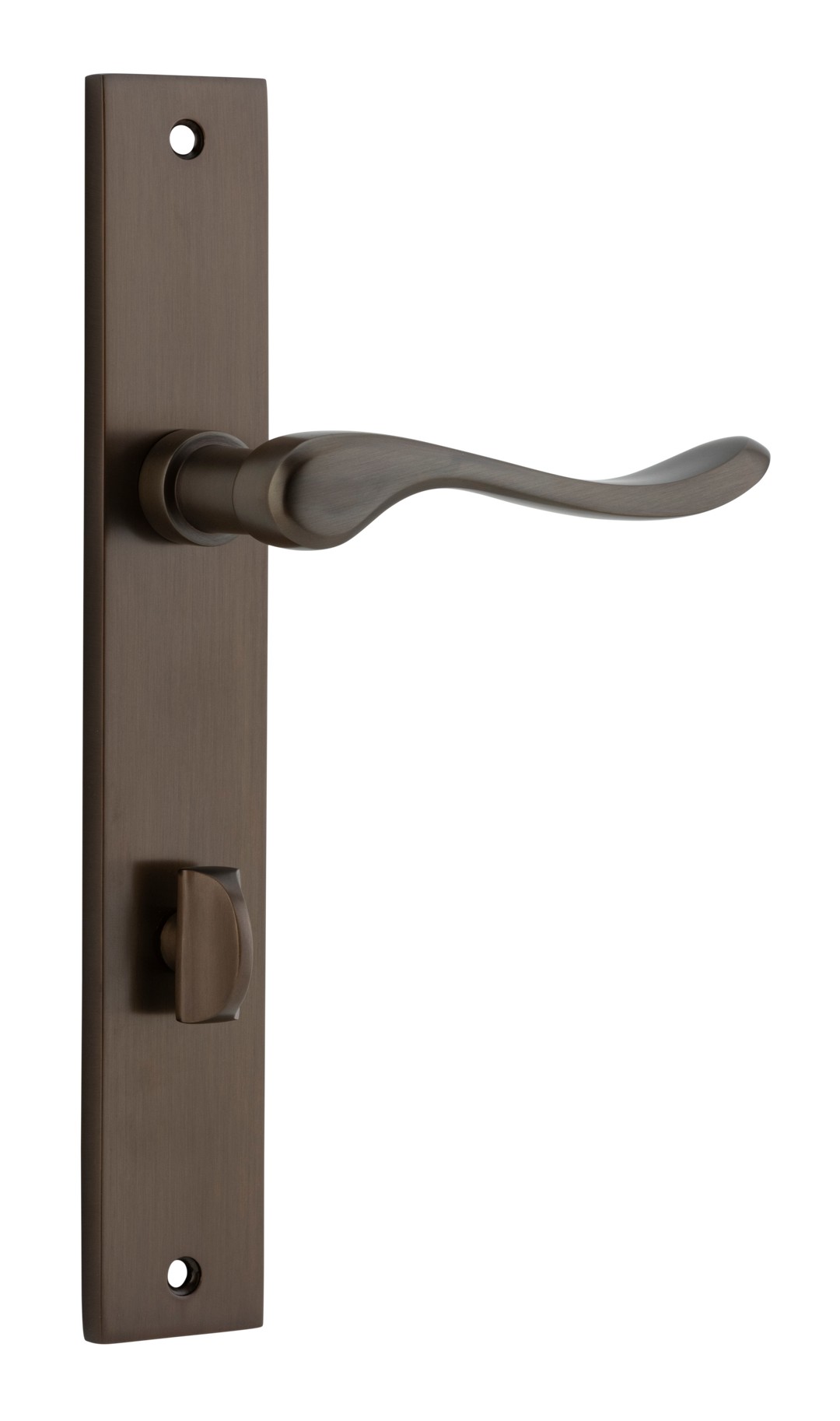 Stirling Lever - Rectangular Backplate Signature Brass