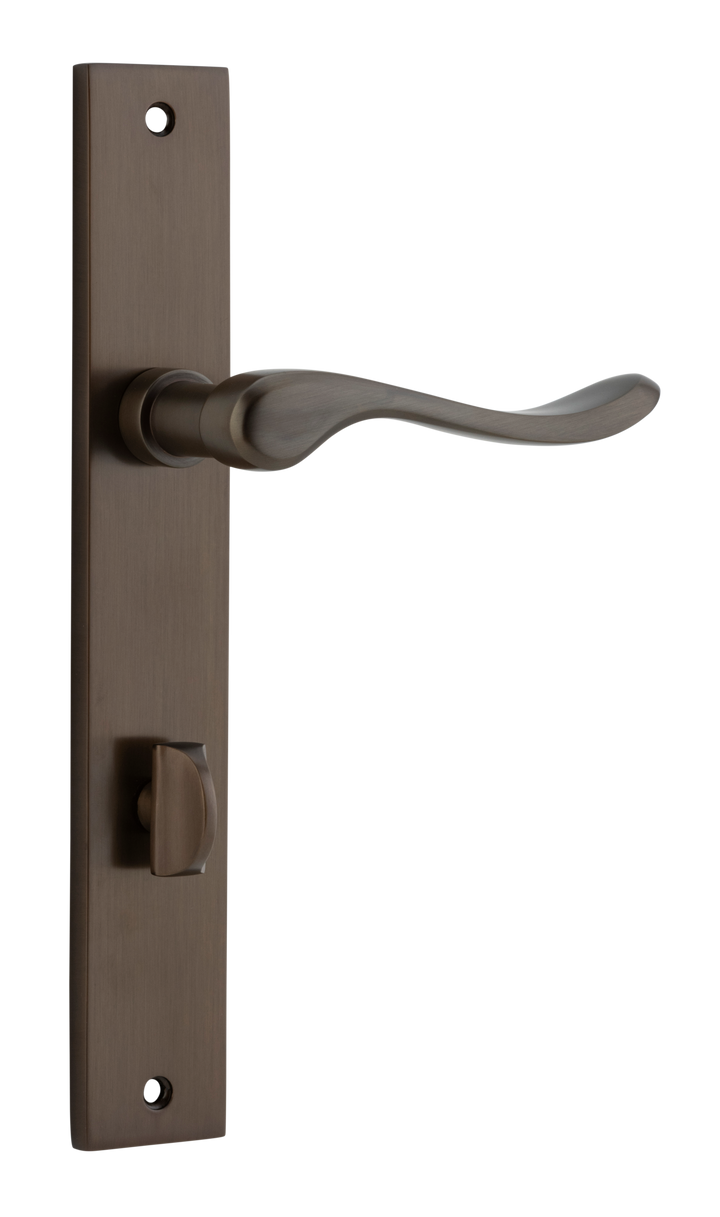 Stirling Lever - Rectangular Backplate Signature Brass