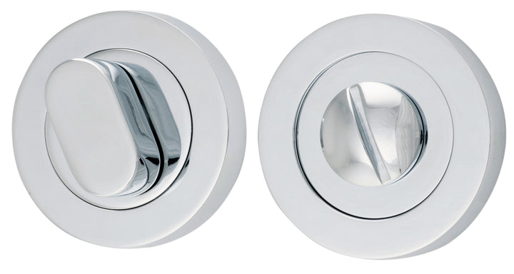 Privacy Turn - Round Polished Chrome