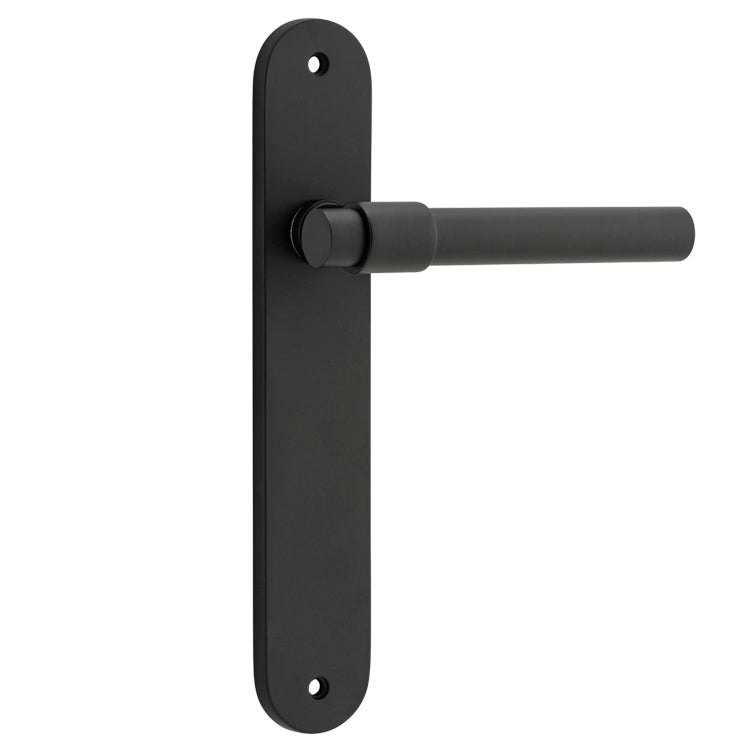 Helsinki Lever - Oval Backplate Matt Black