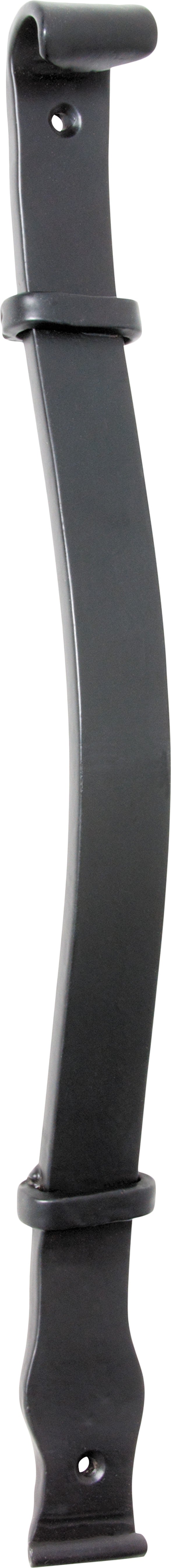 Pull Handle Iron Strap Matt Black H520xP60mm