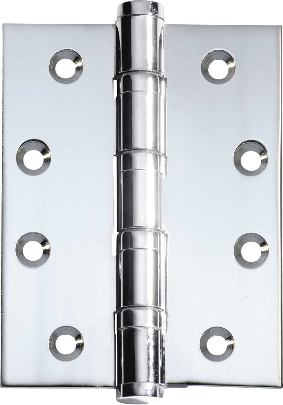 Ball Bearing Hinge - H100xW75mm Chrome Plated