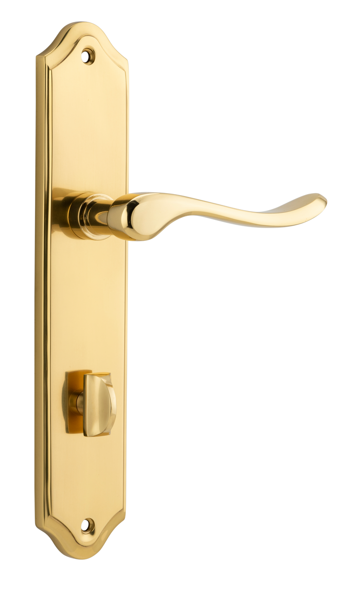 Stirling Lever - Shouldered Backplate Polished Brass