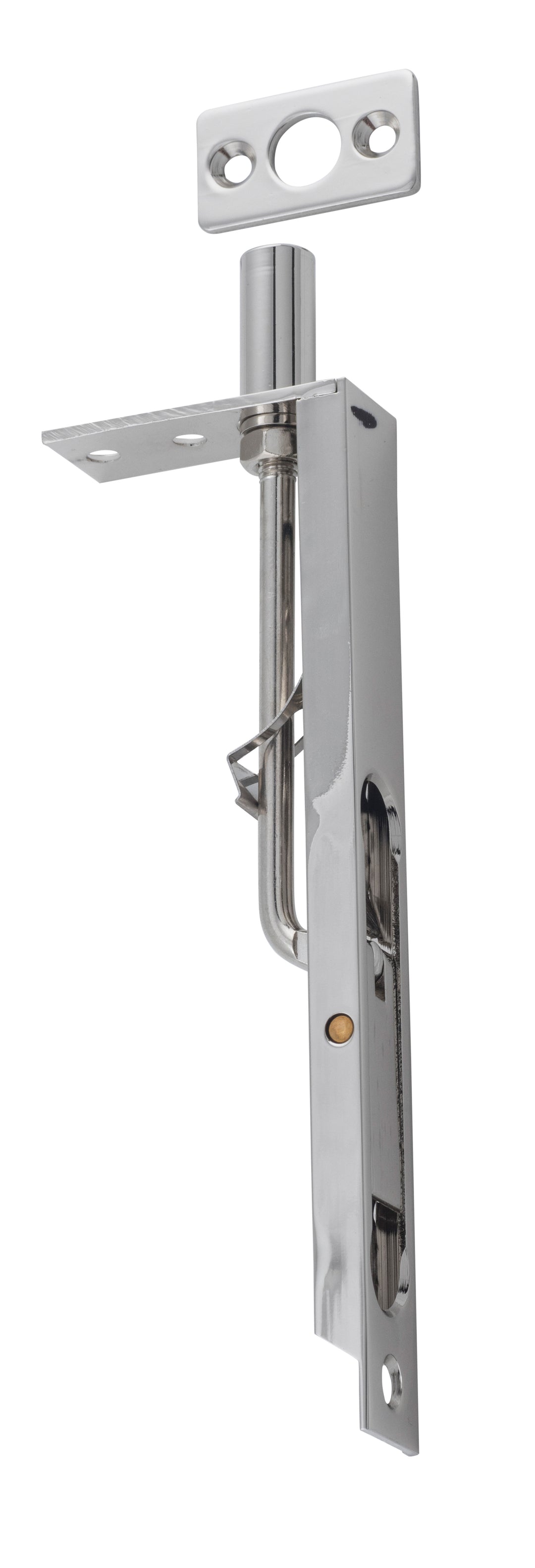 Flush Bolt Polished Nickel H150xW19mm