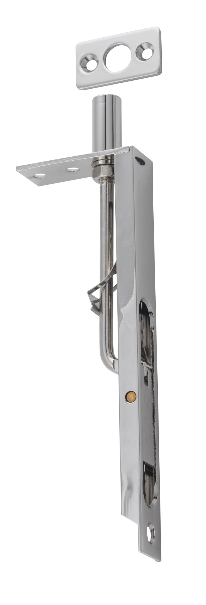 Flush Bolt Polished Nickel H150xW19mm