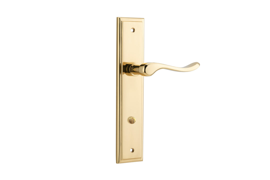 Stirling Lever - Stepped Backplate Polished Brass