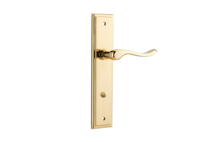 Stirling Lever - Stepped Backplate Polished Brass