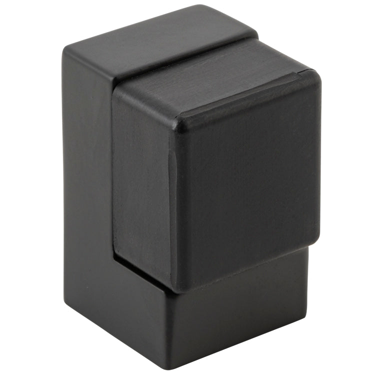 Square Door Stop Matt Black
