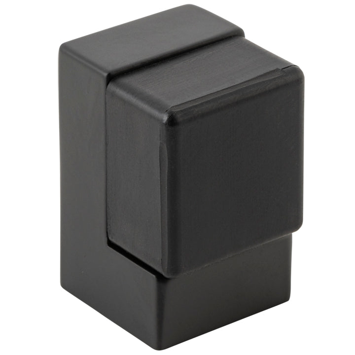 Square Door Stop Matt Black