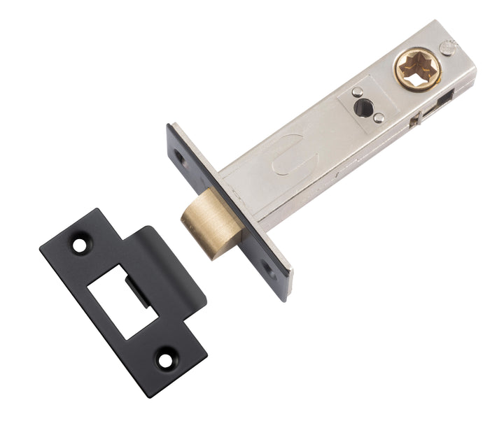 Split Cam Tube Latch - 70mm Backset Matt Black