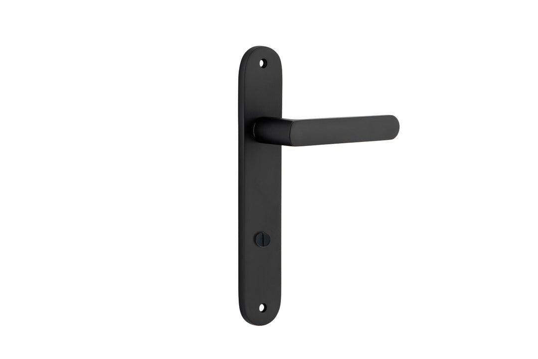 Osaka Lever - Oval Backplate Matt Black