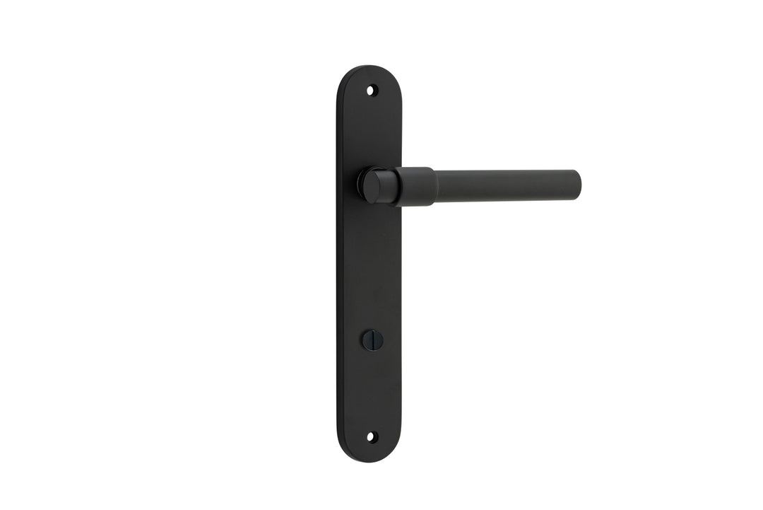 Helsinki Lever - Oval Backplate Matt Black