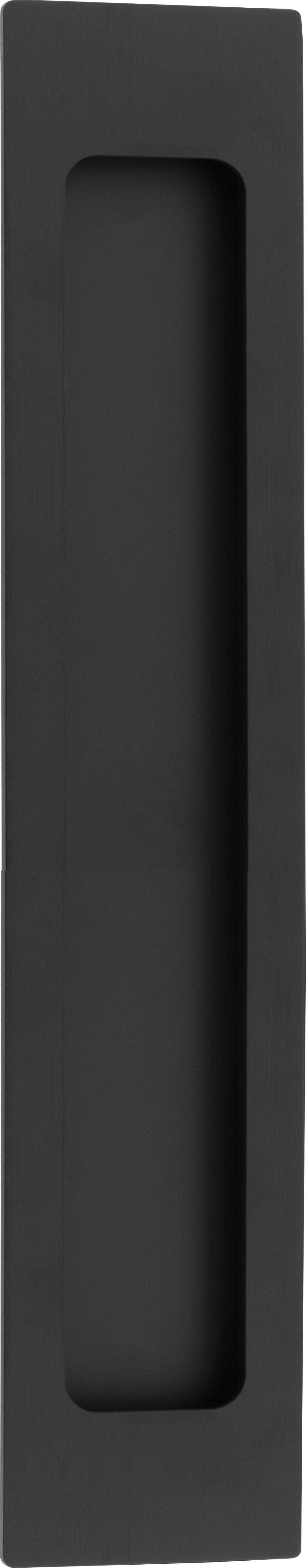 Rectangular Flush Pull Matt Black