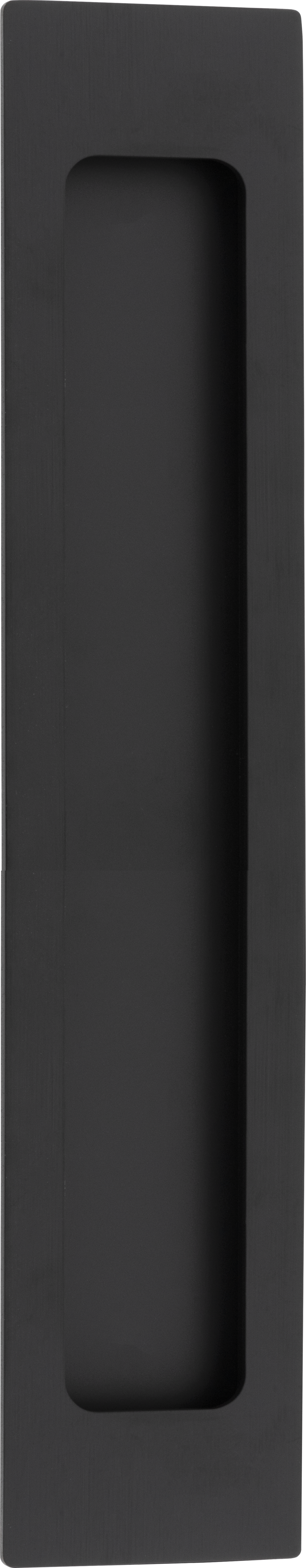Rectangular Flush Pull Matt Black