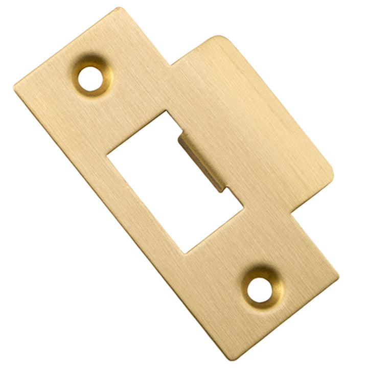 Metal Door Tube Latch Striker Brushed Gold PVD