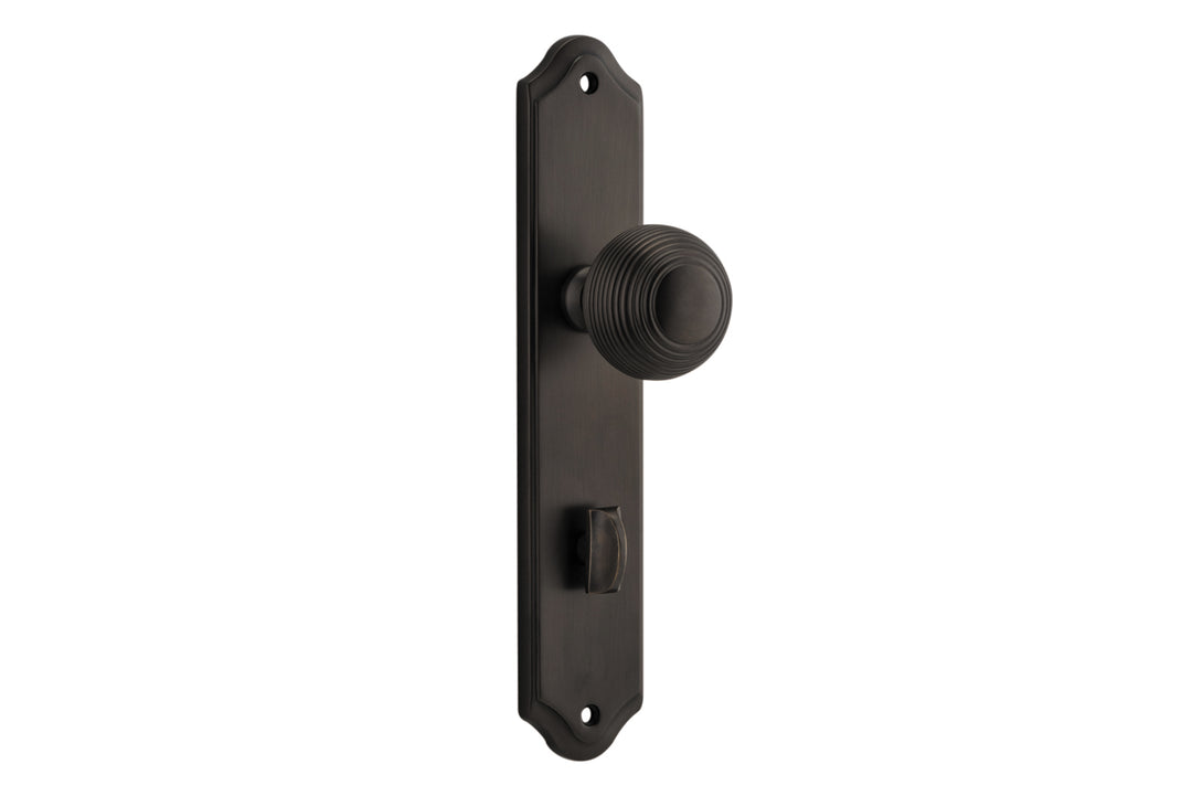 Guildford Knob - Shouldered Backplate Signature Brass