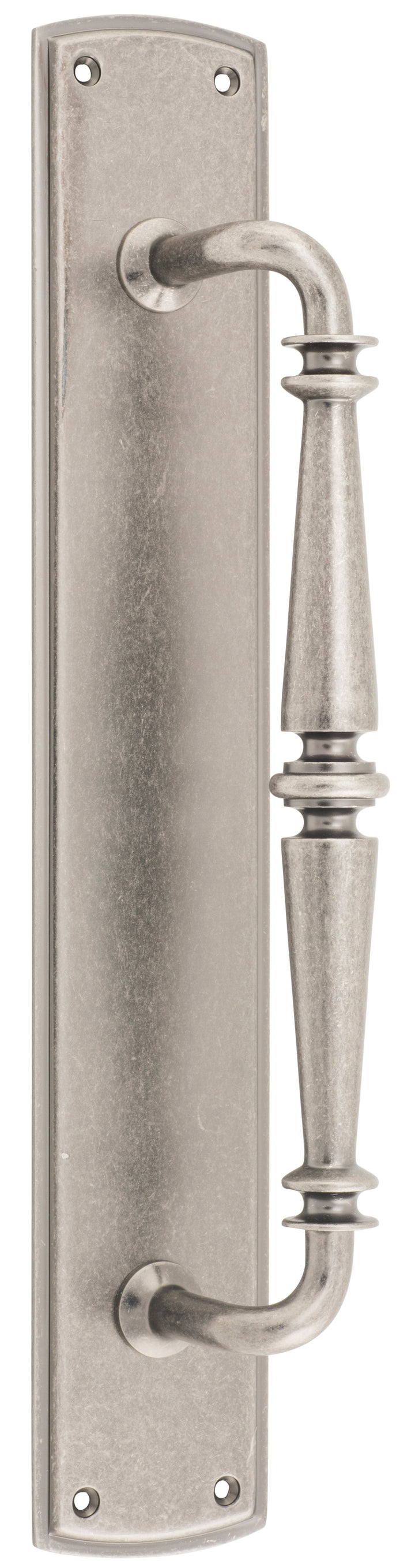 Sarlat Pull Handle on Backplate Distressed Nickel